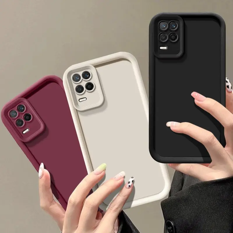Per Oppo Realme 8 5G Custodia Realme 8S 5G Realme Narzo 30 5G Custodia Protettiva Per Fotocamera Protezione Antigoccia Cover Morbida