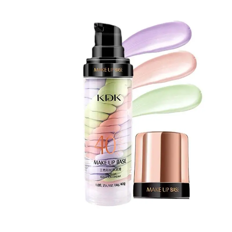Tricolor Correzione Sieri Viso Trucco Viso Primer Base Isolamento Crema Pori Invisibili Idratante Essenza Correttore
