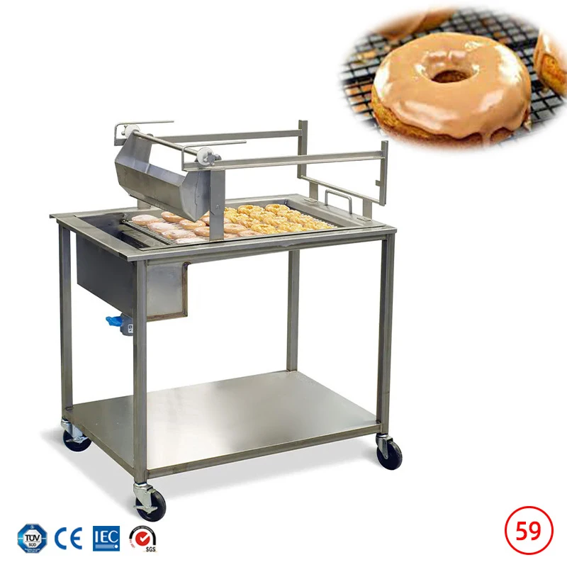 Macchina Per Il Deposito Del Cioccolato, Attrezzatura Per Smalto Al Cioccolato Con Farina D'Avena Fatta A Mano, Macchina Per Il Rivestimento Del Burro