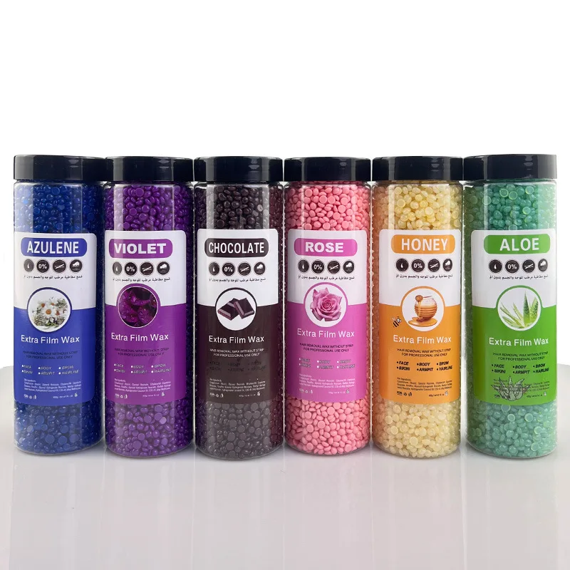Fagioli Di Cera In Bottiglia Da 400G 12 Colori Fagioli Di Cera Dura Di Fagioli Di Burro Senza Pelo Fagioli Di Cera Brasiliani