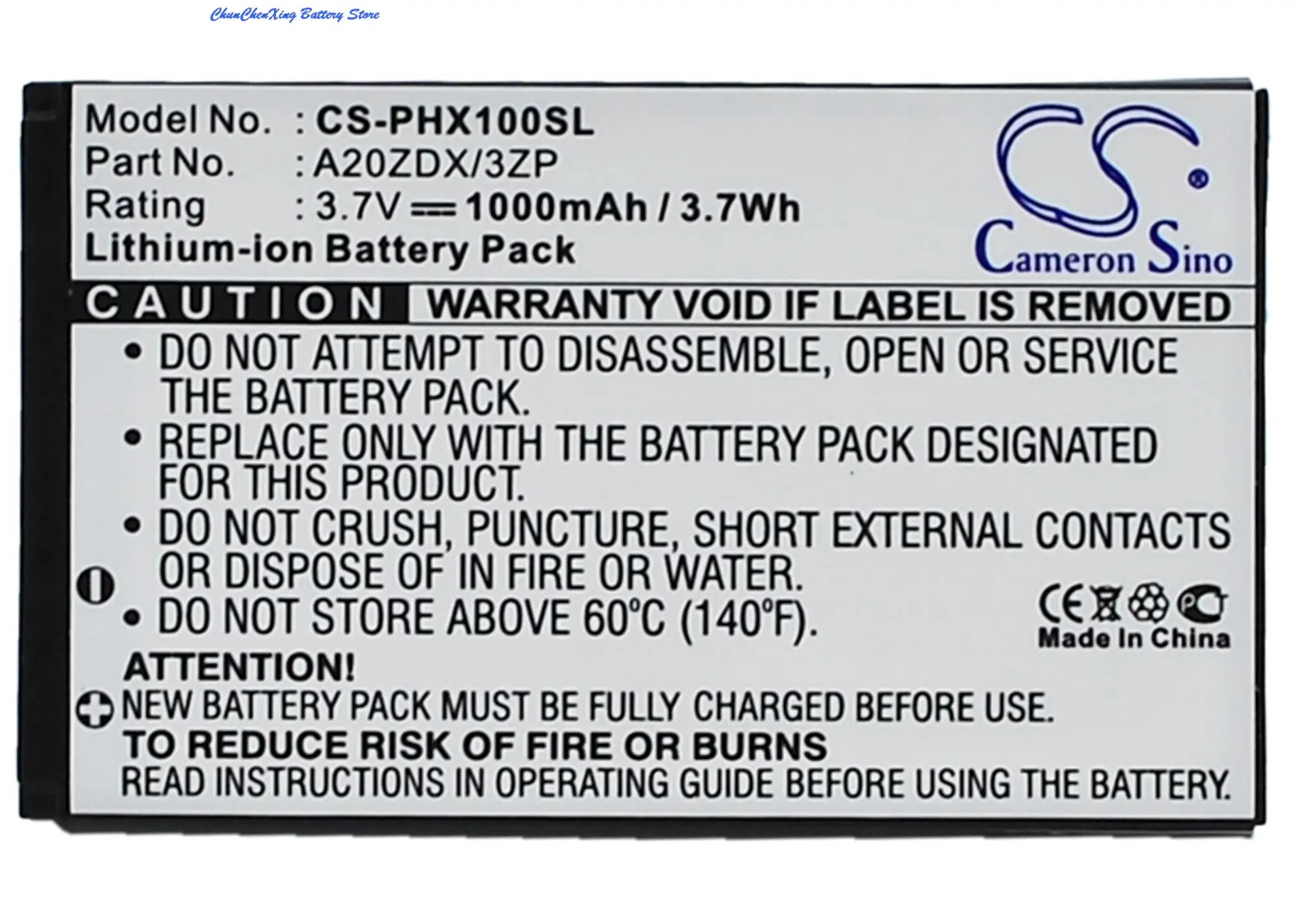 Orangeyu Batteria 1000Mah Di Alta Qualità A20Zdx/3Zp Per Philips Xenium T129, Xenium X100, Xenium X325