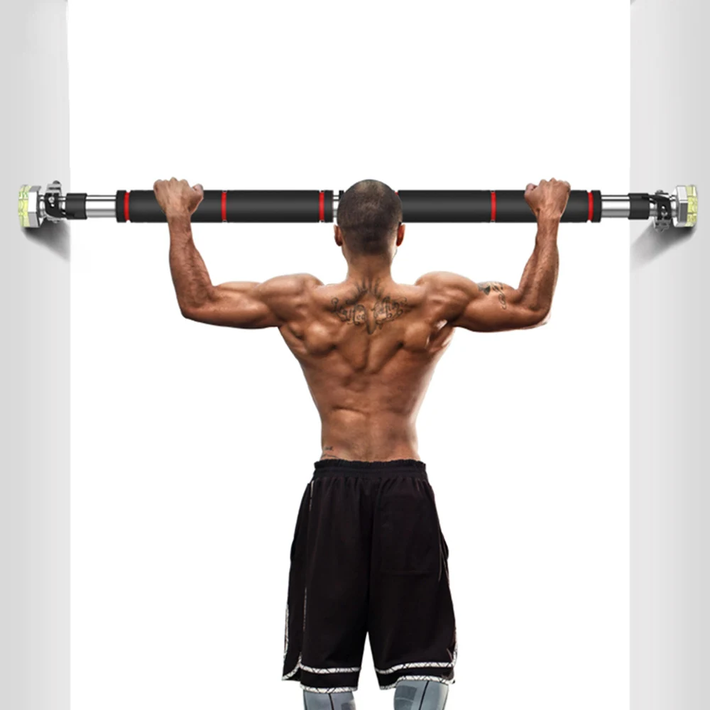 Telaio Della Porta Pull Up Bar Fitness Indoor Chin Up Barra Orizzontale Home Gym Wall Push Up Training Bar Hang Attrezzature Per Allenamento 65Cm-90Cm