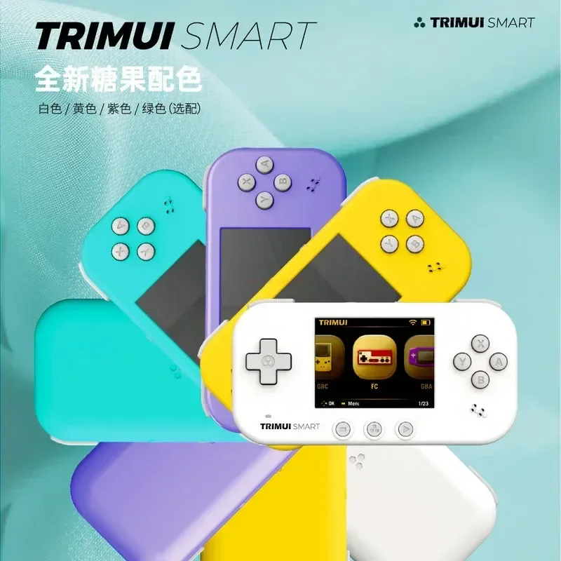 Powkiddy Nuovo Trimui Smart Schermo Lcd Ips Da 2.4 Pollici Palmare Open Source Gba Console Di Gioco Tascabile Portatile Bluetooth Wireless