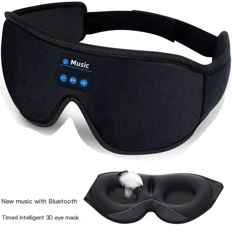 Nuovi Auricolari Per Dormire Bluetooth 3D Sleep Eye Mask Cuffie Cuffie Per Dormire Senza Fili Con Altoparlante Hd Integrato Per Chi Dorme Sul Fianco