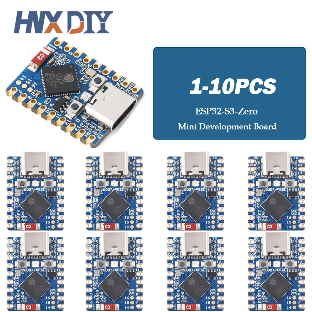 1-10 Pz Esp32-C3-Zero Esp32-S3-Zero Mini Scheda Di Sviluppo Wifi Bluetooth Dimensioni Ultra-Piccole Esp32 C3 S3 Esp 32