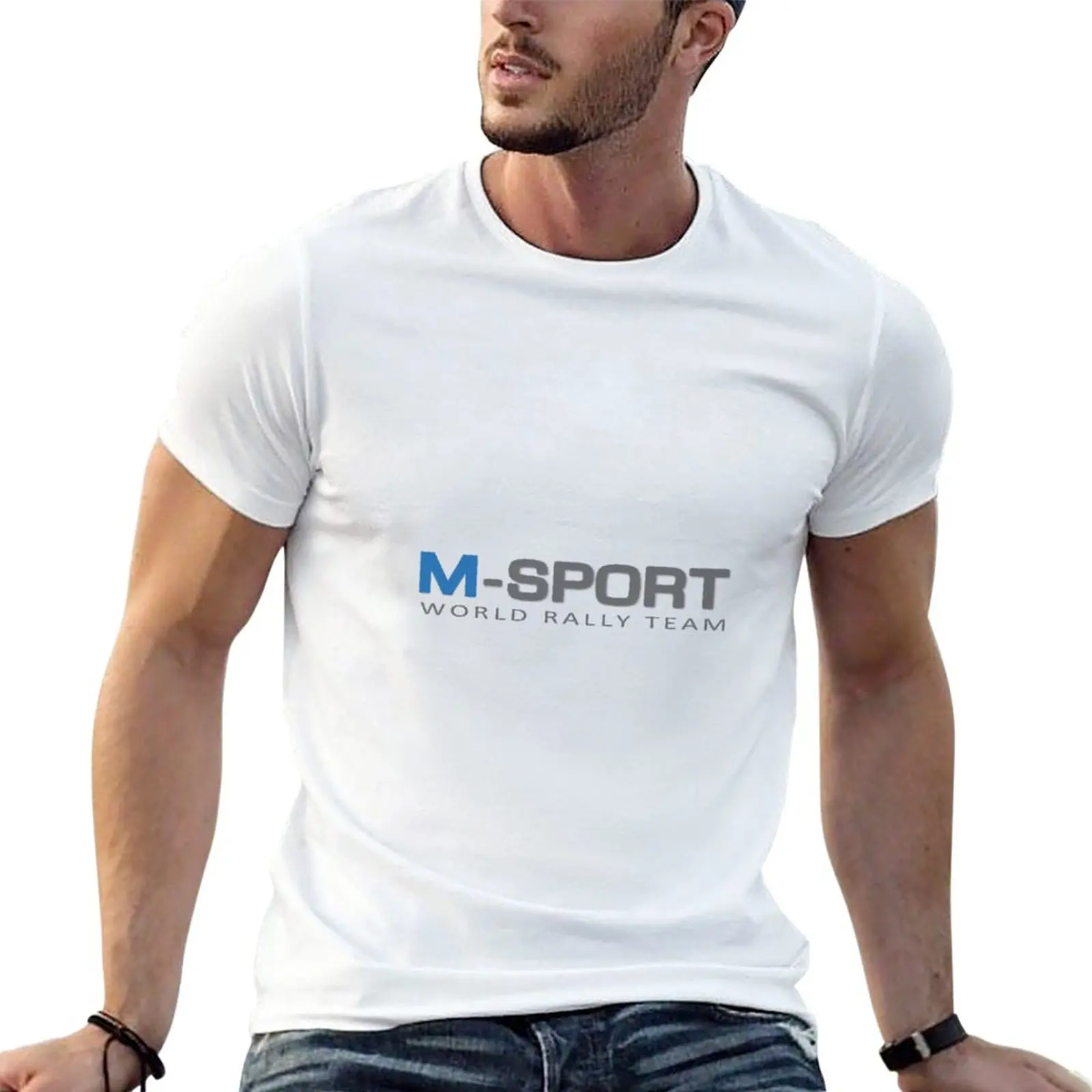 M Sport Rally Logo T-Shirt Abbigliamento Anime Vestiti Estivi Blanks Mens T-Shirt Pack