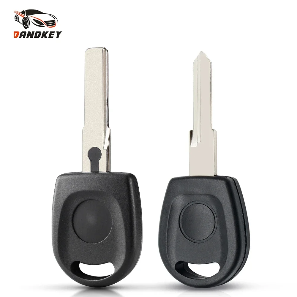 Dandkey 10Pcs Transponder Car Key Shell Case Per Vw Passat Golf Phaeton Kaninchen Beetle Cabriolet Polo Blank Blade