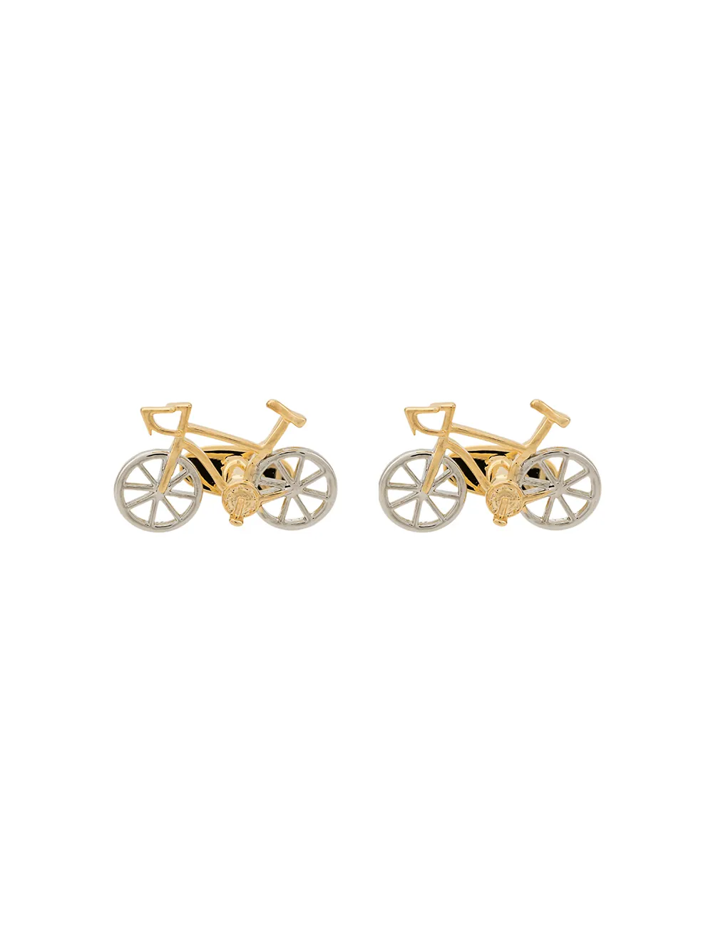 Paul Smith Manschettenknöpfe mit Fahrrad - Gold