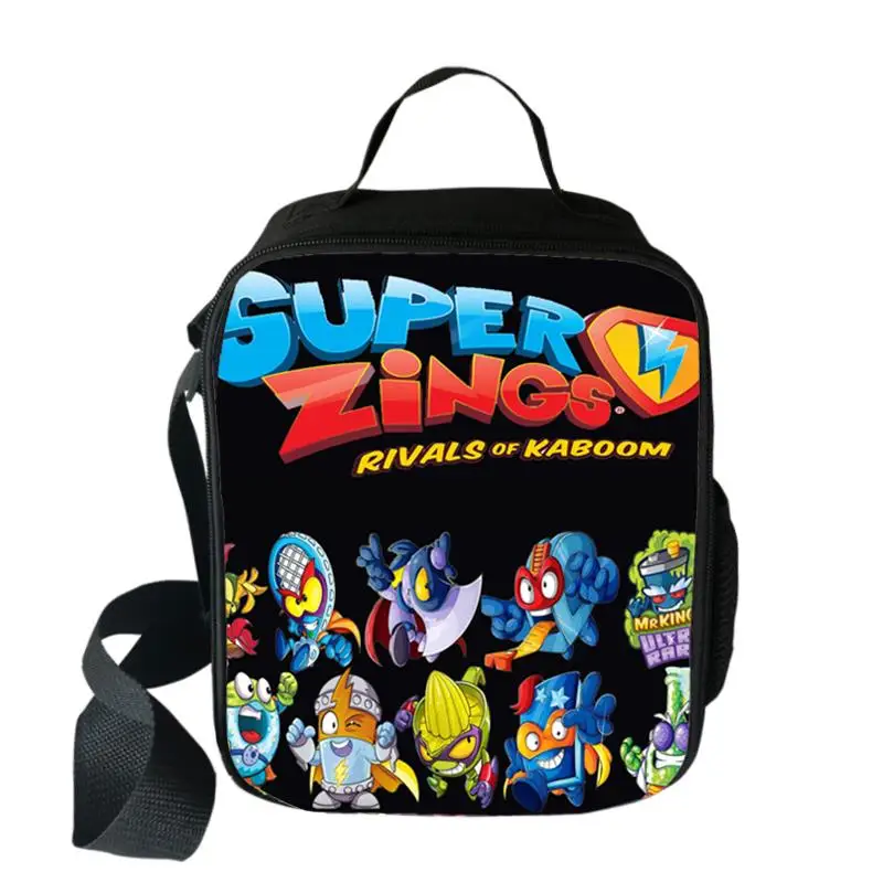 Moda Giovanile Super Zings Stampa 3D Crossbody Borse Isolate Borse Per Il Ghiaccio Lunchbox Isolamento Termico Cibo Lunch Bag