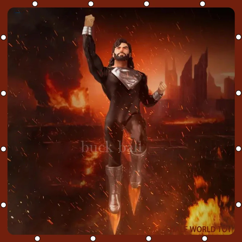 6 Pollici Originale Mezco Superman Movie Figures 1/12 Black Superman Action Figurine Superman Recovery Suit Edition Figure Model Toy