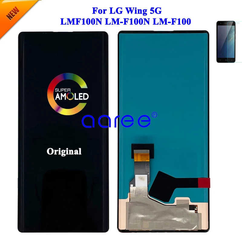 Display Lcd Amoled Originale Per Lg Wing 5G Display Lcd Per Lg Wing 5G Lmf100N Display Lcd Touch Digitizer Assembly