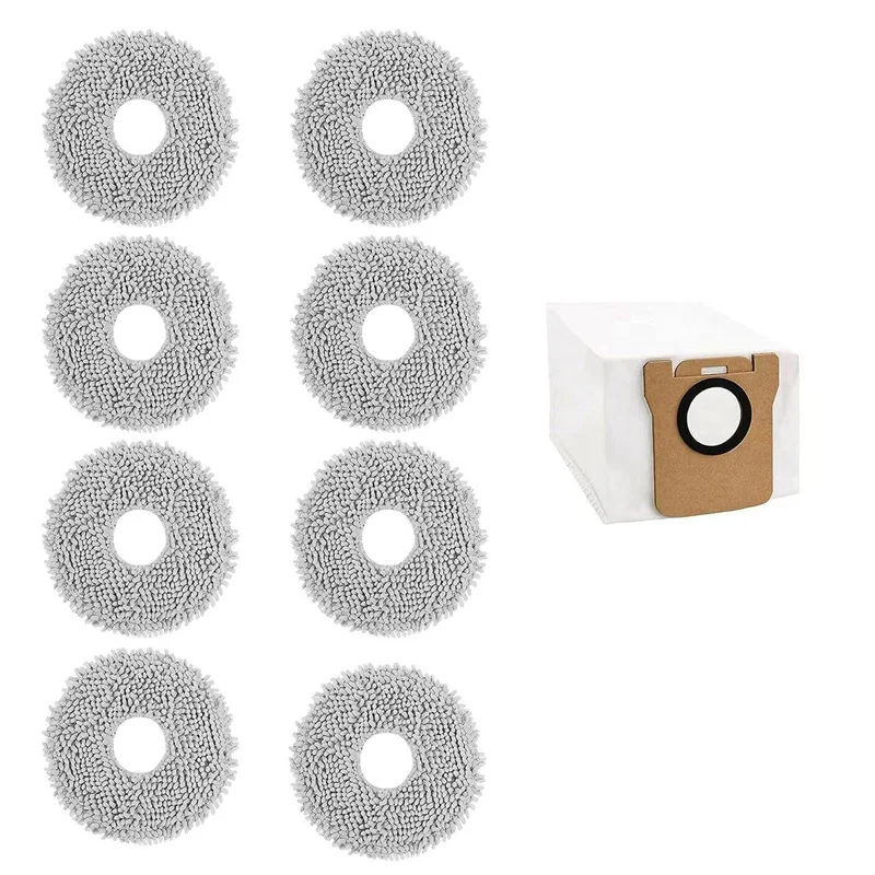 Confezione Da 8 Mop Pad Per Dreame L10S Ultra, Mop Pad Lavabili Per Dreame L10 Ultra / L10S Pro / L10S Ultra Robot Vacuum