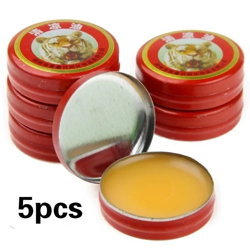 5 Pz Tigre Essenziale Tigre Balsamo Gesso Tigre Oli Essenziali Eliminazione Delle Zanzare Mal Di Testa Freddo Vertigini Aria Solida