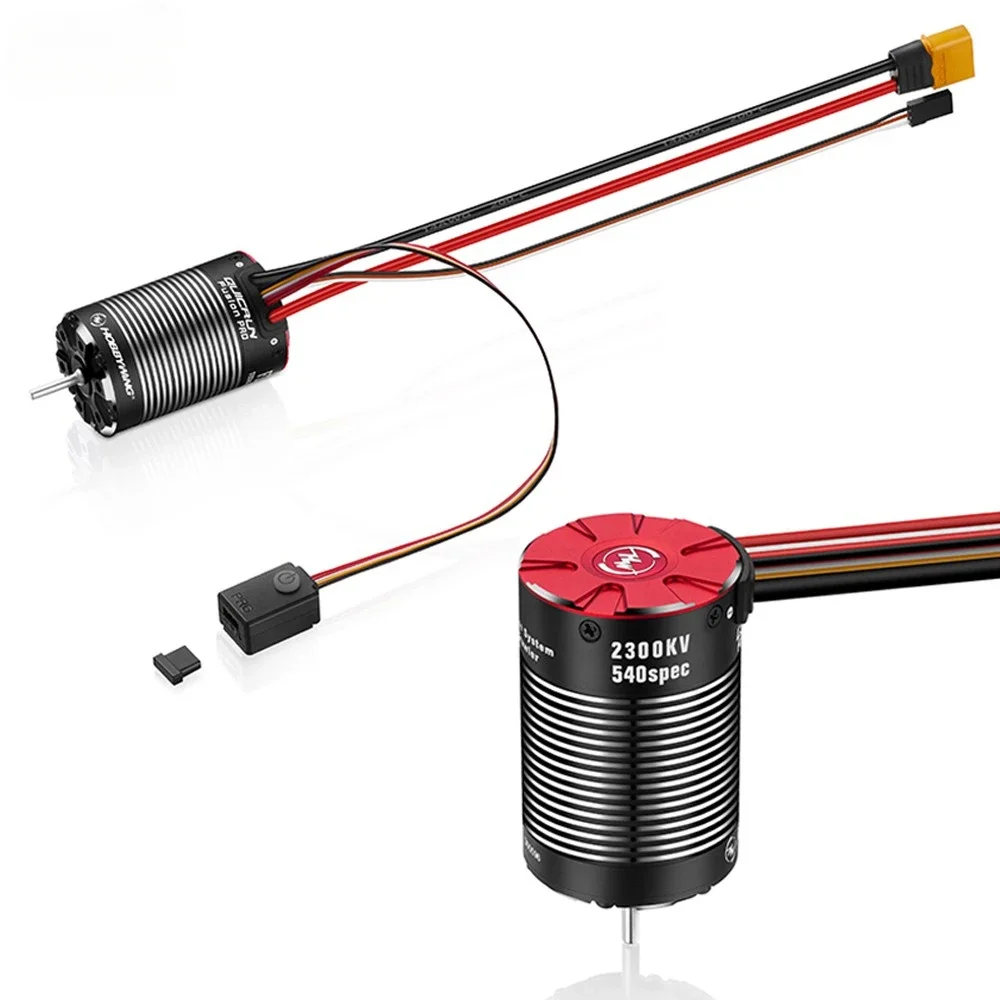 Hobbywing Rc Car Motor Fusion Pro 2 In 1 Combo Brushless Motor 2300Kv Cool Running Impermeabile Per Rc Crawler Buggy Cars Parts