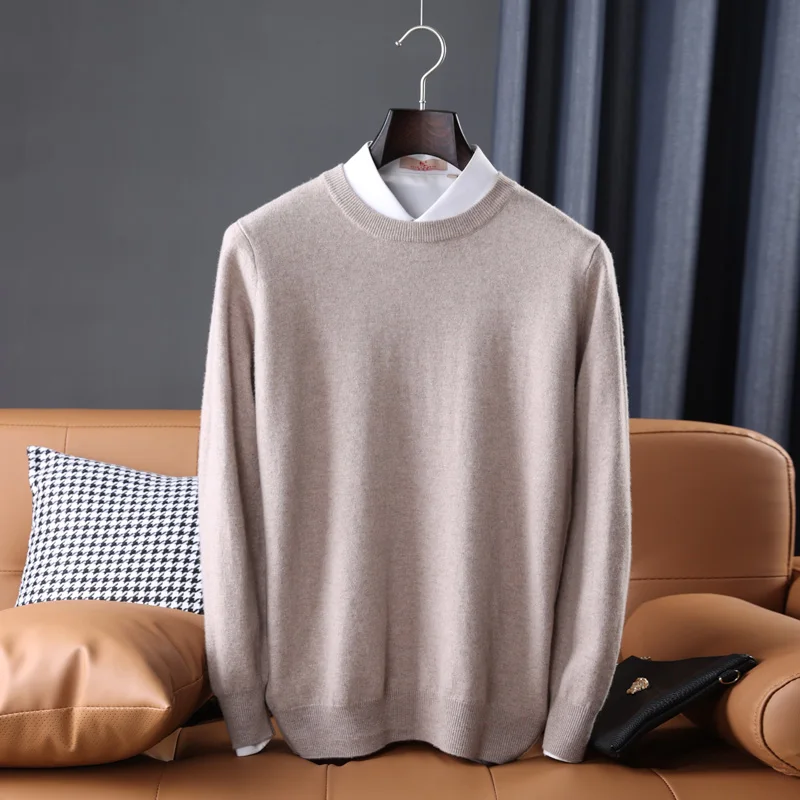 Jueqi Maglione Di Cashmere Da Uomo Con Scollo A V In Lana Lavorata A Maglia Intimo 100% Maglione Di Pura Lana Multicolore Opzionale Mr-1901