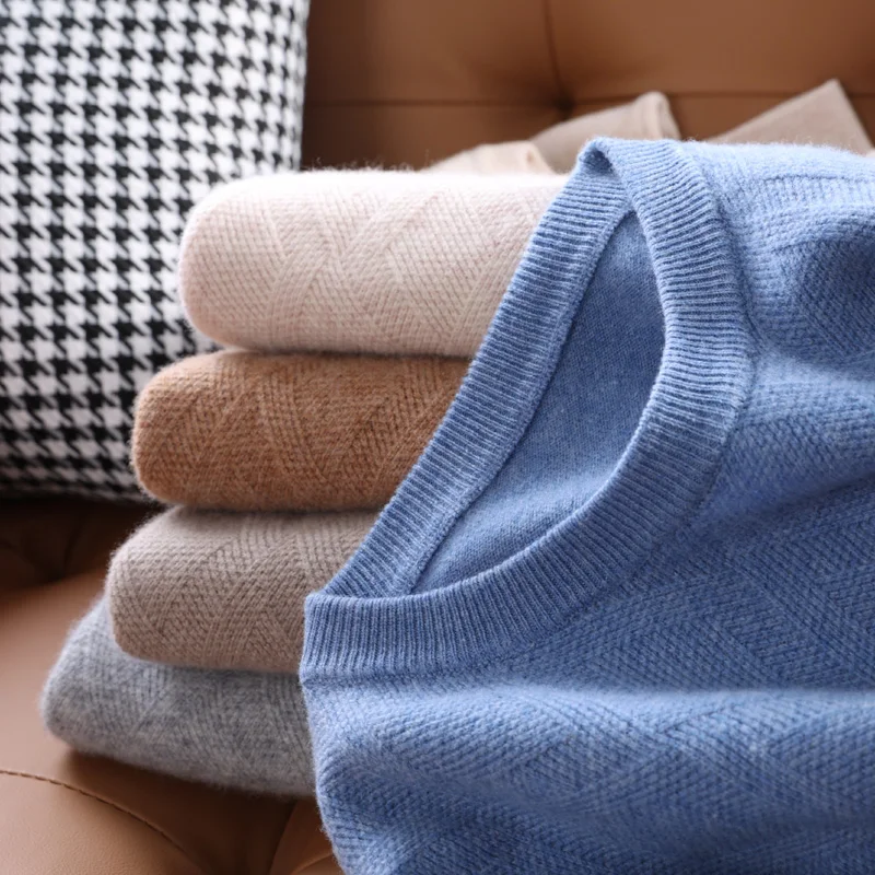 Maglioni Caldi Più Spessi Invernali Uomo Oneck Maglioni Lavorati A Maglia In Pura Lana 100% Vendita Calda Pullover Di Lana Vestiti