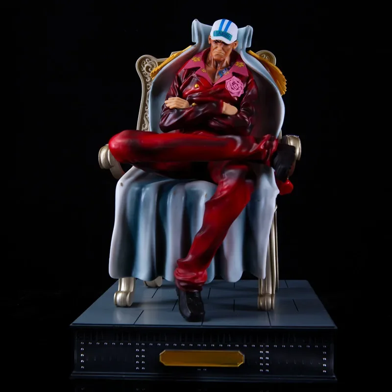 New One Piece Anime Figures Admiral Navy Headquarter Model Sengoku Aokiji Kiabusa Red Dog Action Figures Regali In Pvc Per Bambini