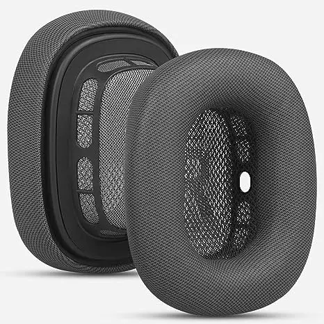 Apple Airpods Max Cuffie Cuscino Di Ricambio Senior, Cuscino In Memory Foam In Pelle Proteica (Pelle Proteica-Grigio)