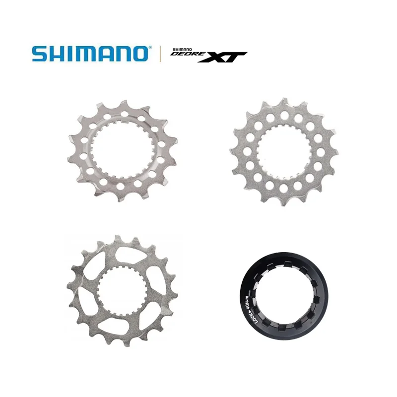 Genuino Shimano Xt Deore M8100/M7100/M6100 12 Velocità Pignone Ruota Cogs Cassetta 14T/16T/18T Lockring Slx