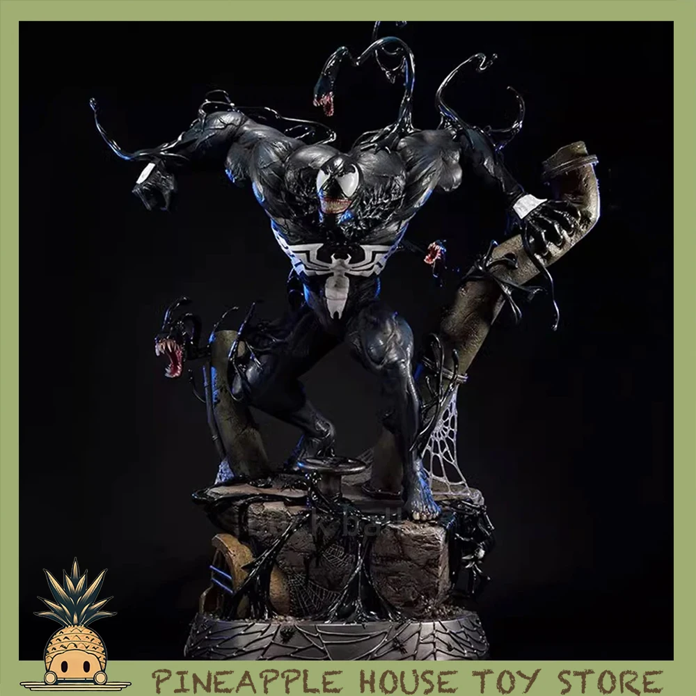 38Cm Venom Action Figures Black Spiderman Venom Tre Teste Eagle Cattivi Anime Figurine Collezione Pvc Statua Modello Giocattolo Regalo