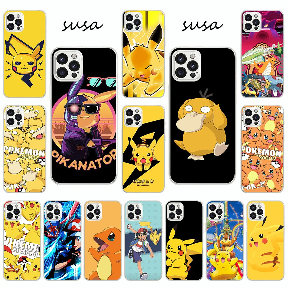Custodia Morbida Per Realme Narzo 50 50A C17 9 10 Prime Pro Plus Lk-13 Cool Pokemon