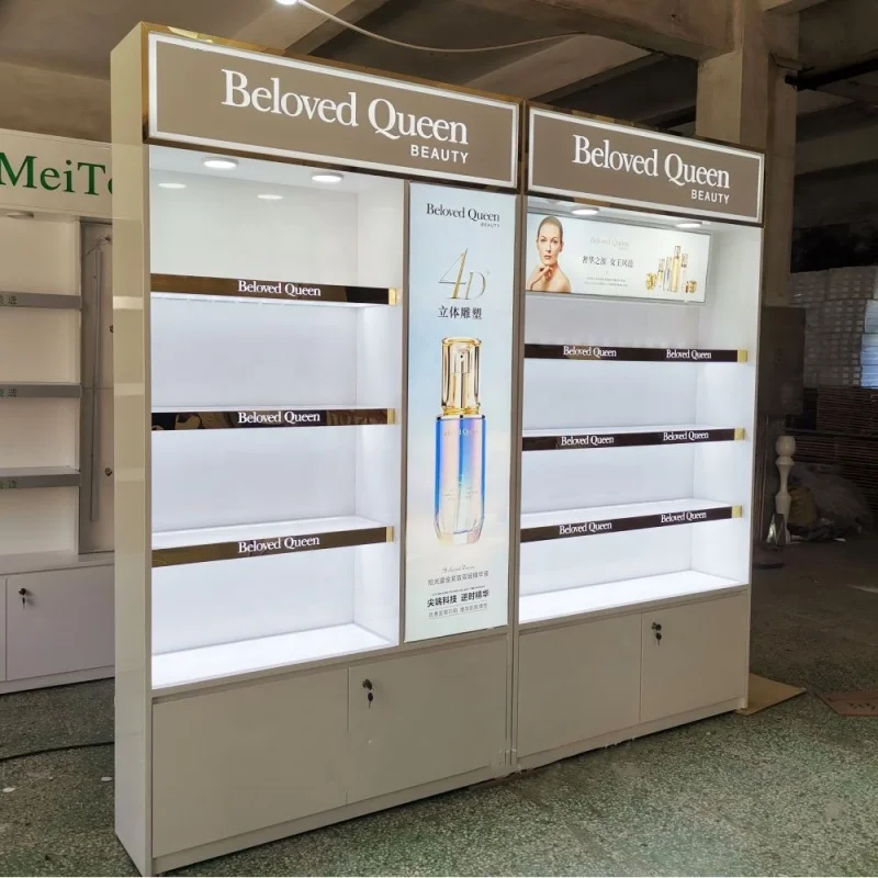 Personalizzato, Vetrina Per Cosmetici In Legno Vetrine Per Negozi Di Profumi A Led Mobili Per Negozi Di Profumi
