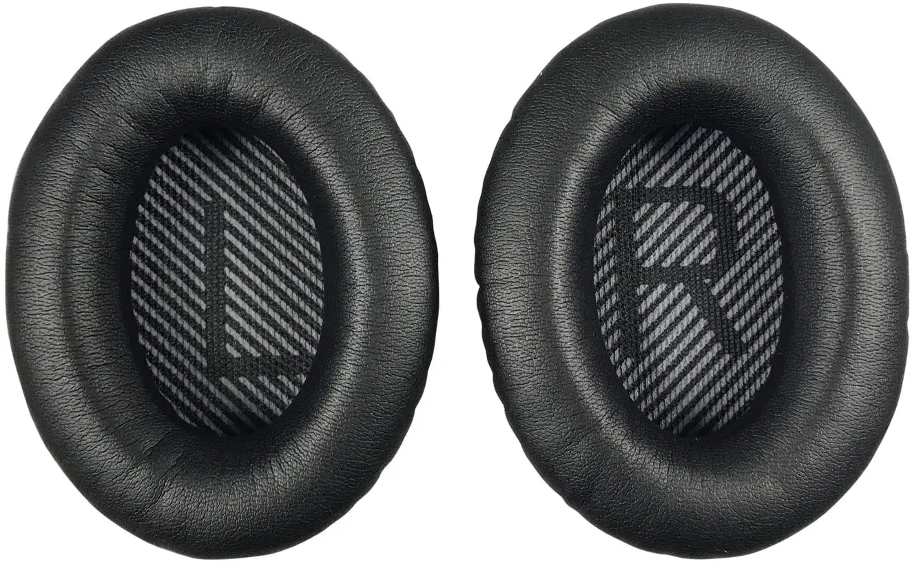 Cuscinetti Auricolari Di Ricambio Per Cuffie Over-Ear Bose Quietcomfort-35 (Qc-35) E Quietcomfort-35 Ii (Qc-35 Ii) (Nero)