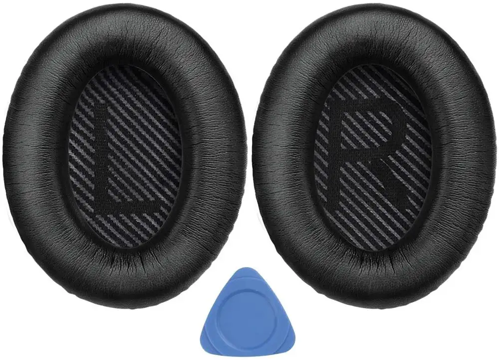 Sostituzione Professionale Dei Cuscinetti Auricolari Bose Qc35 Qc35 Ii-Auricolari Per Cuffie Over-Ear Bose Silenzicomfort 35 I/Ii, Nero
