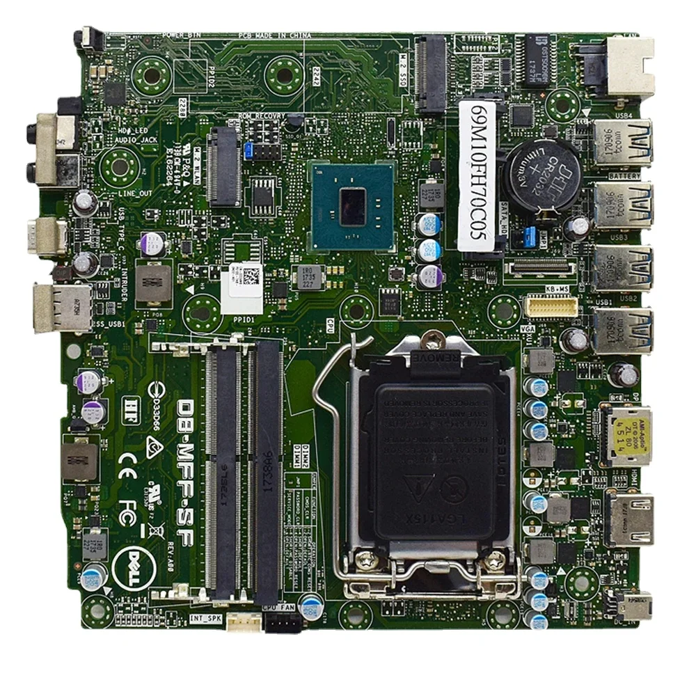 Per Dell Optiplex 7050 M Mini Scheda Madre D24M8 D8-Mff-Sf Optiplex 7050 Scheda Di Sistema Micro Scheda Madre-D24M8