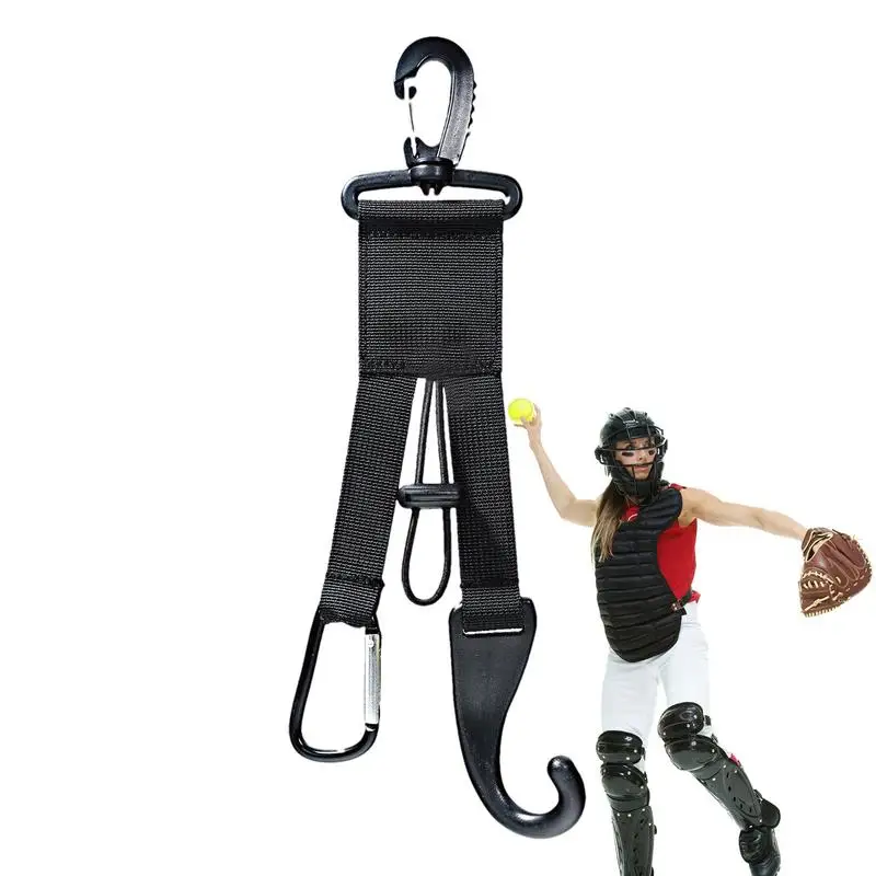 Gancio Per Recinzione Portatile Baseball/Softball Bat Hangers 3-In-1 Gancio Per Attrezzatura Da Baseball Gancio Per Ingranaggi Per Pipistrelli Cappell