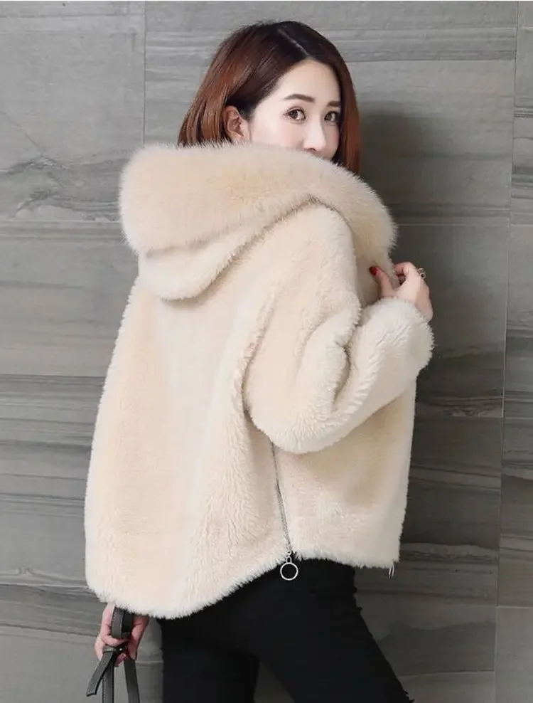 Cappotto Di Pelliccia Sintetica Da Donna Imitazione Giacca Di Peluche Di Volpe 2024 Giacca Casual Di Moda Invernale Da Donna Cappotto Invernale Da Don