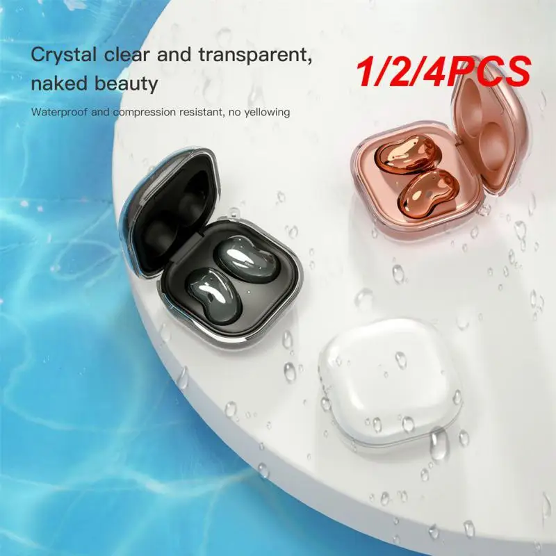 Custodia Trasparente 1/2/4 Pezzi Per Galaxy Buds2 2022 Custodia Tpu Soft Shell Carina Con Portachiavi Per Buds / Buds 2/Buds
