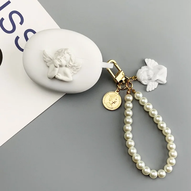 Per Oppo Enco Air3 Pro Custodia Cute Angel Bracciale Charm Oppo Enco Air2 / Buds2 Custodia Morbida In Silicone Enco Air2 Pro Cover Protettiva