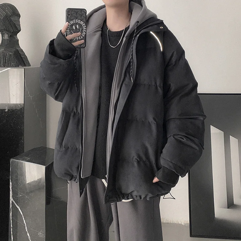 Parka Con Cappuccio Da Uomo Autunno Inverno Giacche Imbottite In Cotone Abbigliamento Moda Uomo 2023 Tendenze Nuovo Piumino 2023 H151