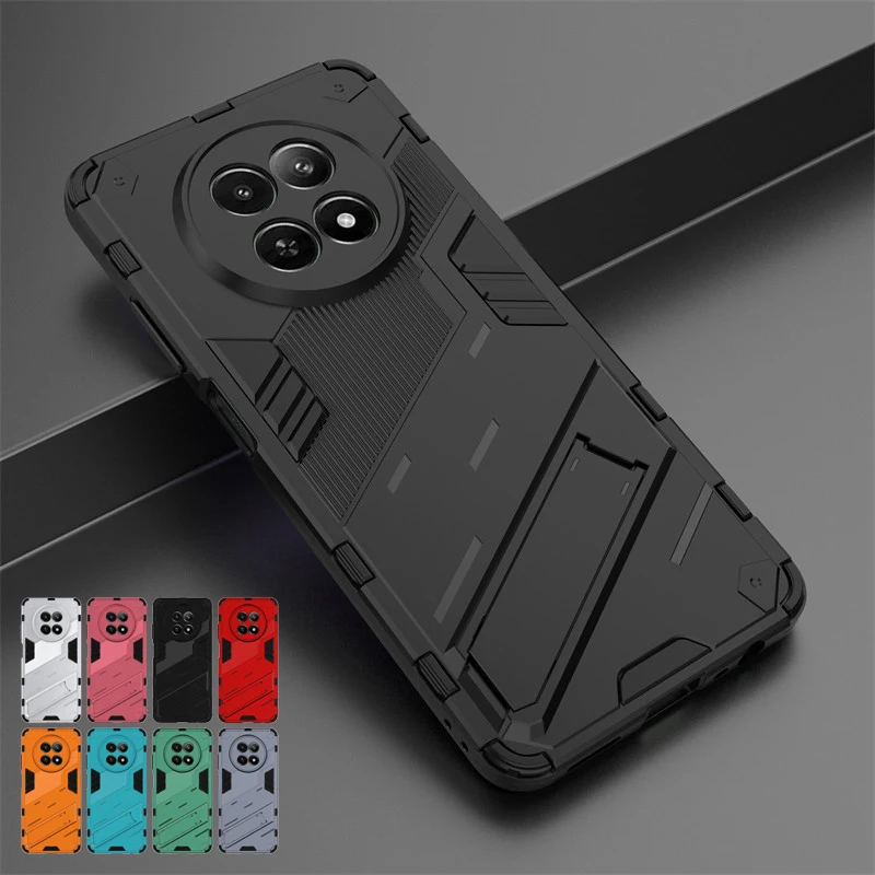 Per Realme 12 Custodia Realme 12 12 Pro Plus 5G Cover Armor Supporto Per Supporto Per Pc Custodia Protettiva In Tpu Antiurto Per Realme 12 5G
