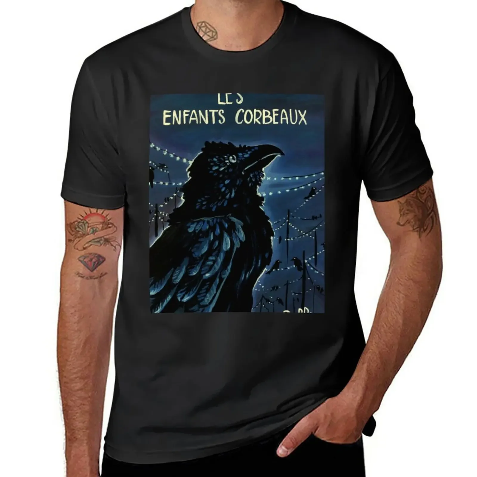 The Raven Children T-Shirt Blacks Summer Clothes Abbigliamento Uomo