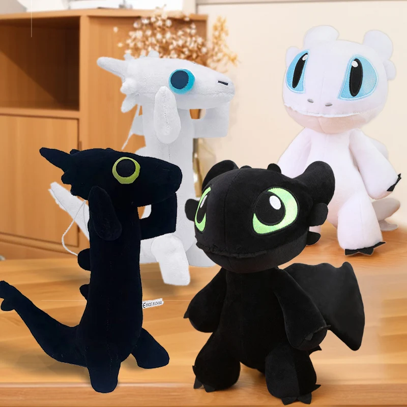 25Cm Train Dragon Action Figure Peluche Toothless Night Furied Dragon Peluche Peluche Bambola Giocattolo Per Bambini Regalo Di Compleanno