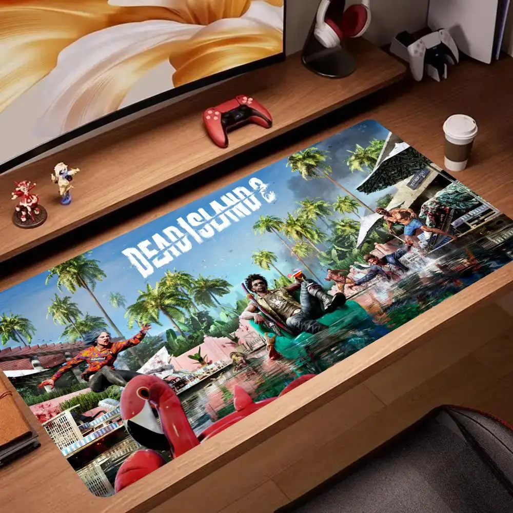 Post-Apocalyptic Horror Survival Game Dead Island 2 Mouse Pad Computer Mouse Pad Gaming Mousepad Gaming Waterproof Pu Leather Mouse Gaming Accessories