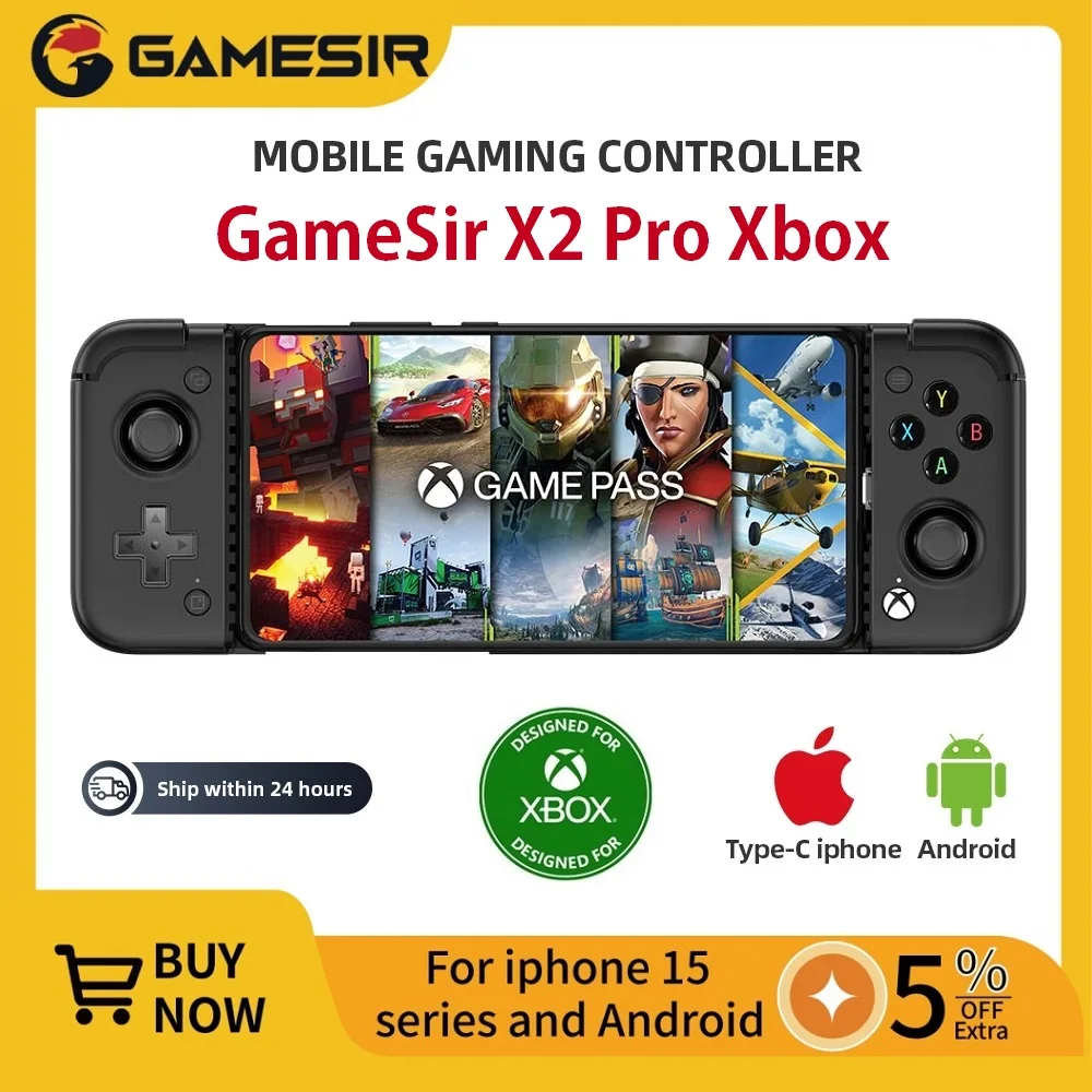 Gamesir X2 Pro Xbox Gamepad Android Type C Mobile Game Console Joystick Per Xbox Game Controller Gaming Celulares Game Stick