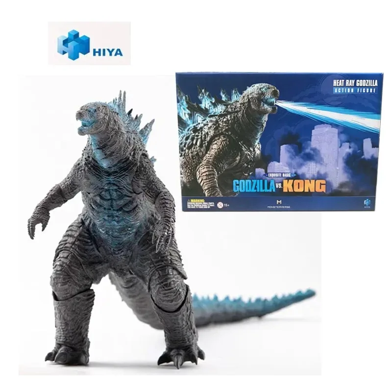 Hiya 7 Pollici 18Cm Action Figure Godzilla Vs Kong Heat Ray Breath Godzilla Exquisite Anime Collection Model Toy