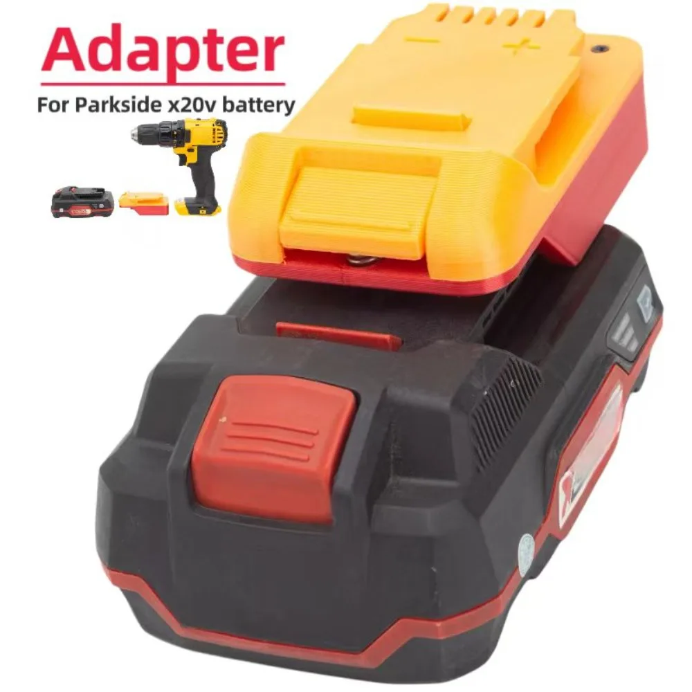 Per Adattatore Batteria Squadra Parkside Lidl X20V Per Batteria Lidl Parkside X20V Per Strumenti Dewalt 18V Xr-Convertitore Batteria