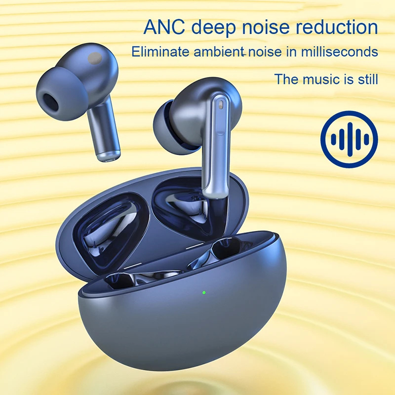 Tws Earbuds Anc Riduzione Del Rumore Auricolare Auricolari Bluetooth Wireless Gaming Corsa Ergonomica Per Oppo K10 Motorola Moto G71S
