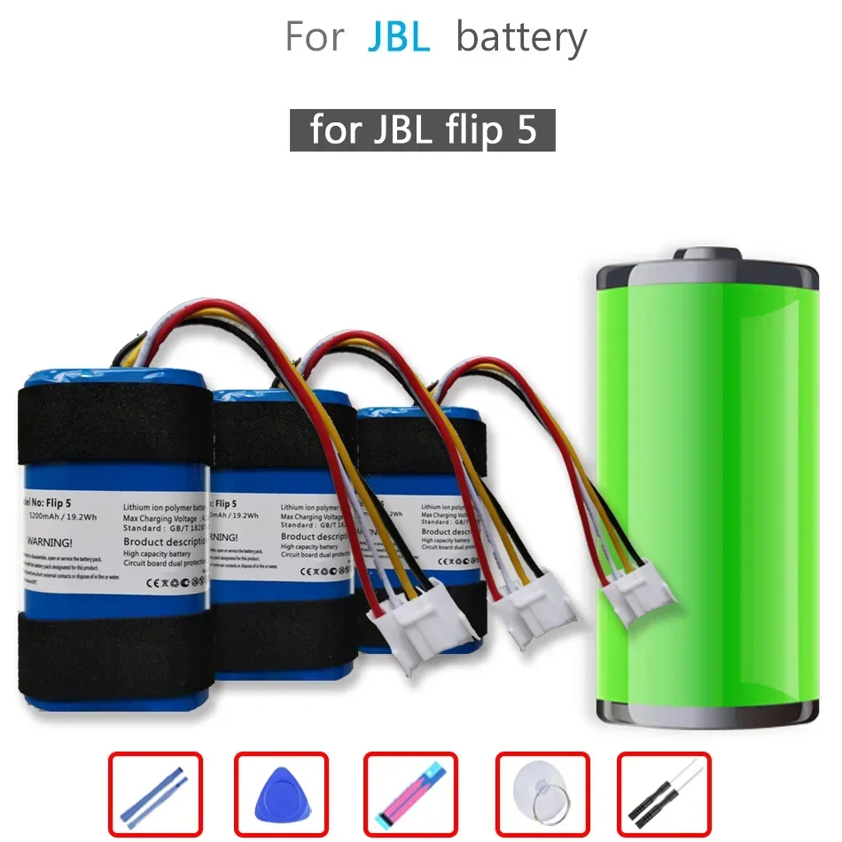 Batteria 5200Mah Per Jbl Flip 5 Flip5