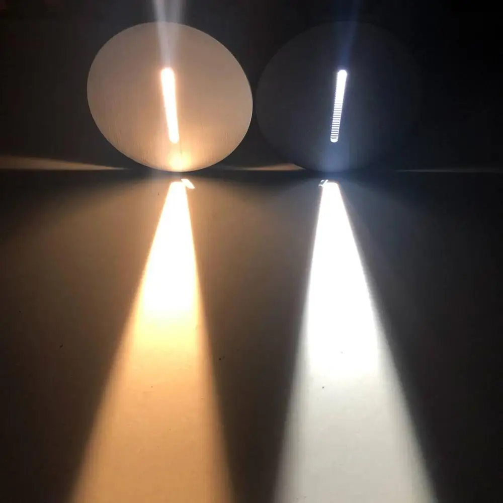 2Pcs Led Stair Light 3W Incasso In Scale Led Light Corner Outdoor Led Wall Lights Step Decoration Lamp Lampade Per Scale Da Corridoio
