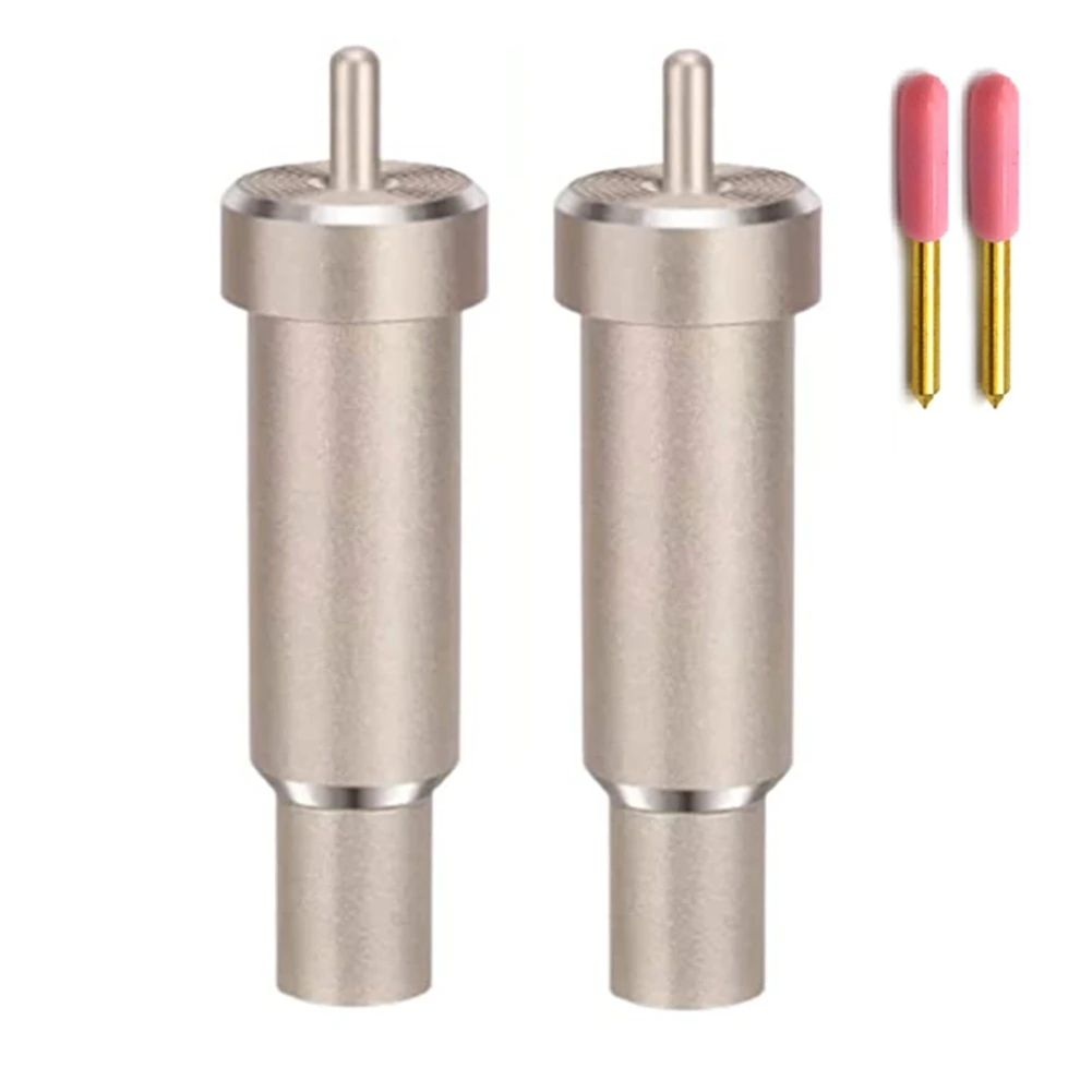Confezione Da 2 Lame A Taglio Profondo Per Cricut Maker Esplora Esplora Air 3/Air 2/Air/One Deep Point Blade Con Alloggiamento Della Lama A Taglio Pro