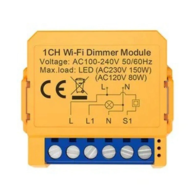 Tuya Wifi Smart Dimmer Switch Module Dimmer Light Switch Module App Telecomando Funziona Con Alexa Google Home