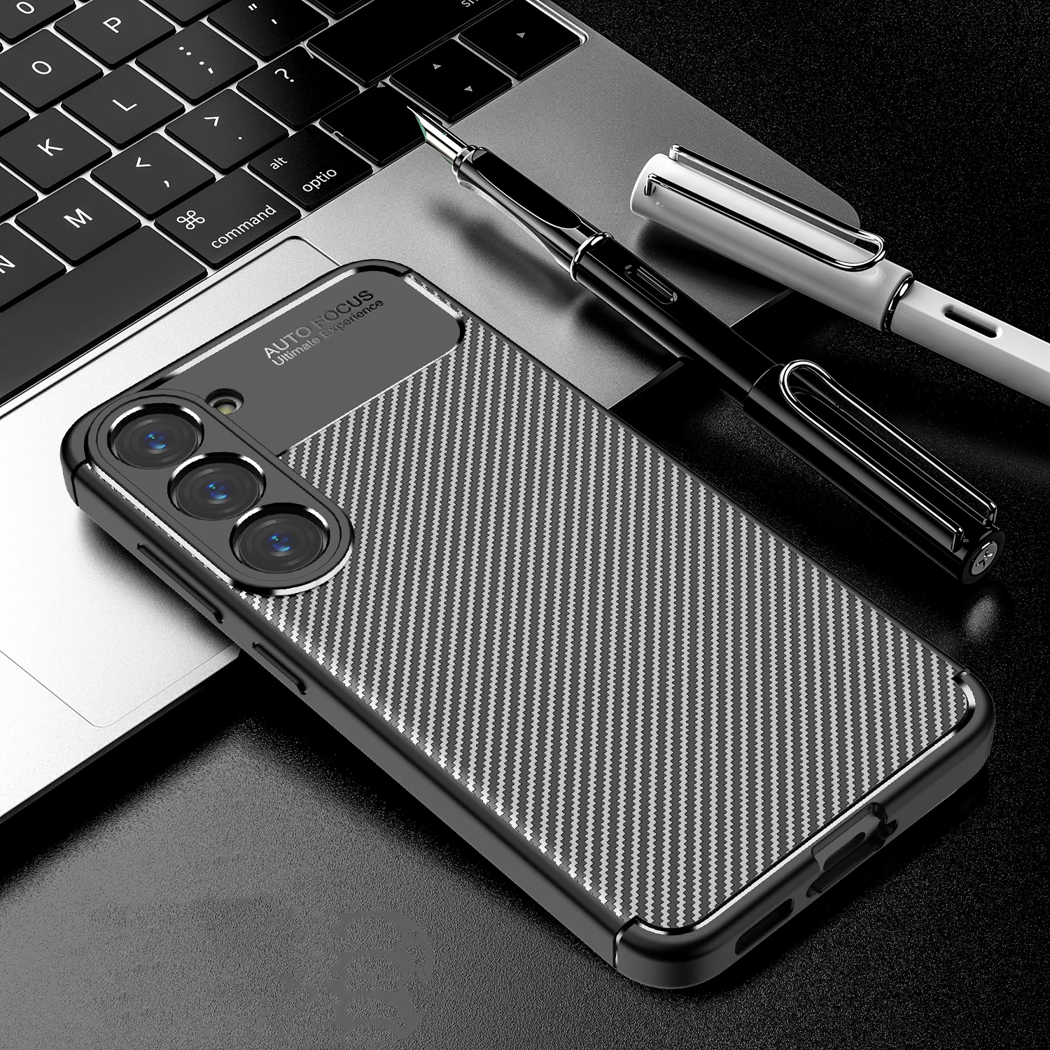 Per Samsung Galaxy S23 Plus Custodia Samsung Galaxy S23 Plus Cover Custodia Morbida In Fibra Di Carbonio Business Di Lusso Per Samsung S23 Plus