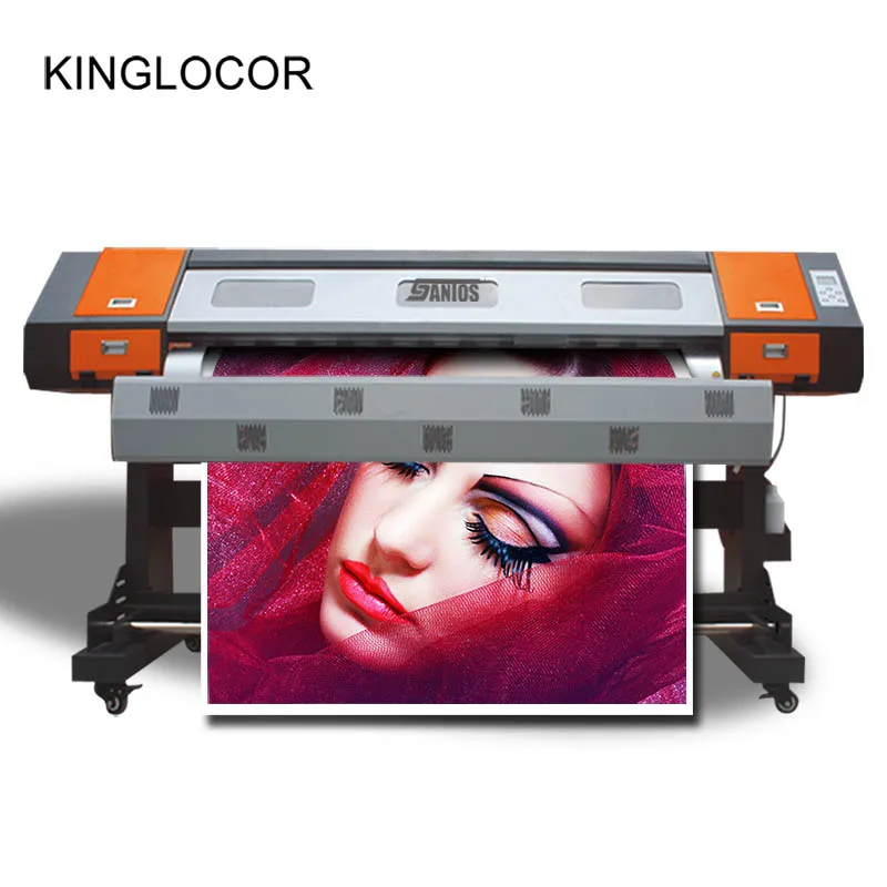 2.2M 7.5 Metri 90 Pollici Outdoor Xp600 6 Colori Best Prezzo Rotolo Stampante A Getto D'Inchiostro Digitale Foto Della Bandiera Del Vinile Plotter Sta