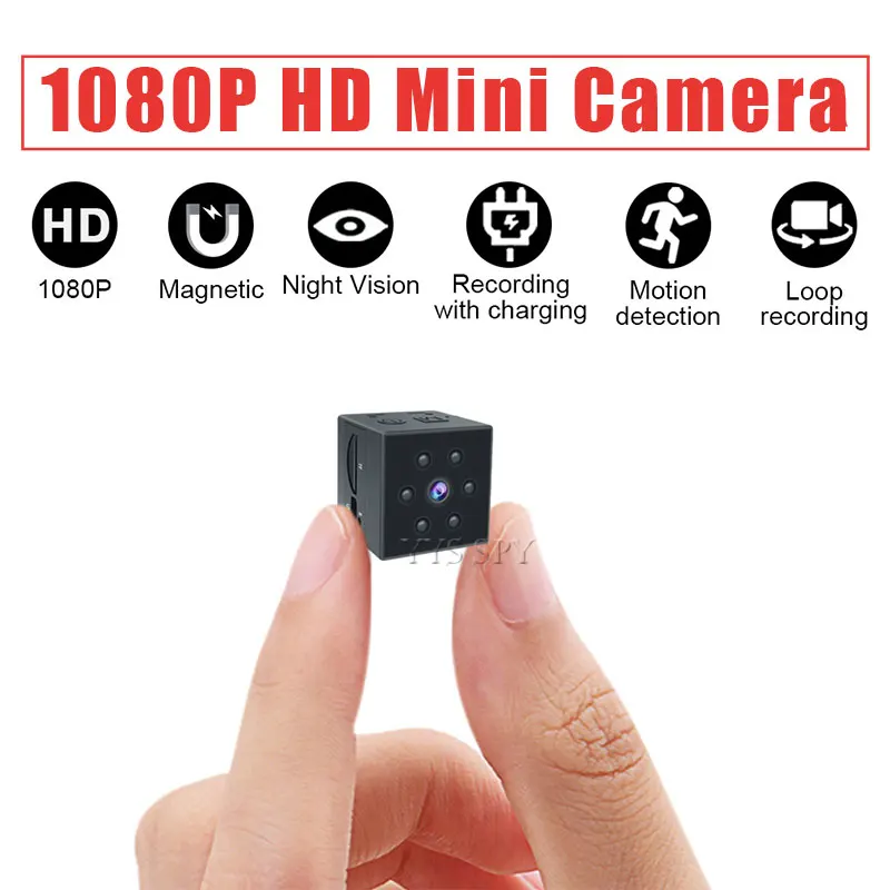 1080P Mini Macchina Fotografica Magnetico Camara Espia Oculta Sensore Di Movimento Di Ir Di Visione Notturna Full Hd Video Audio Recorder Micro Cam Gi