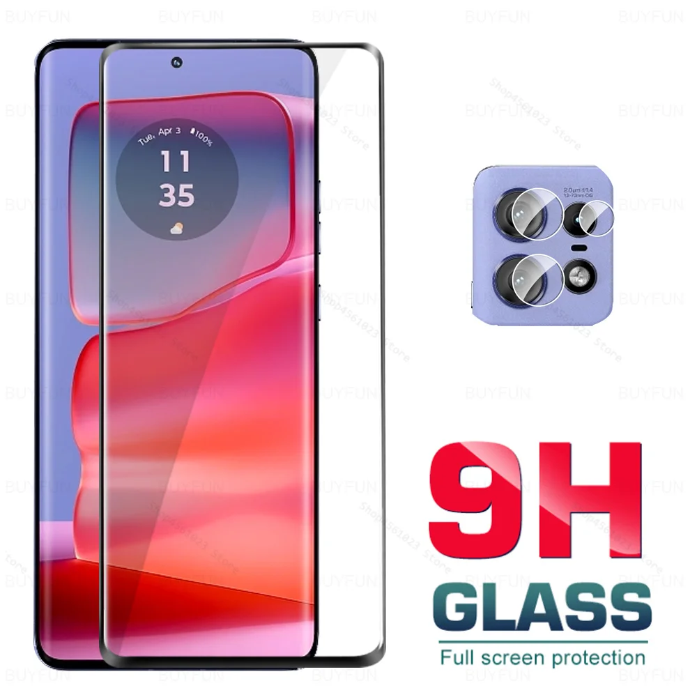 Custodia In Vetro Temperato Curvo 9D Per Motorola Edge 50 Pro 5G Proteggi Schermo Moto Rola Edge50 Fusion Ultra 50 Fusion 50Pro 50Ultra